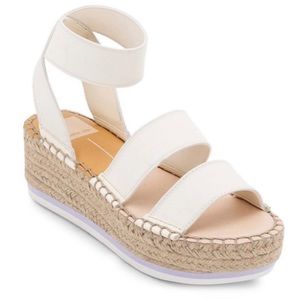 Dolce Vita Luxury Espadrille Sandal White
